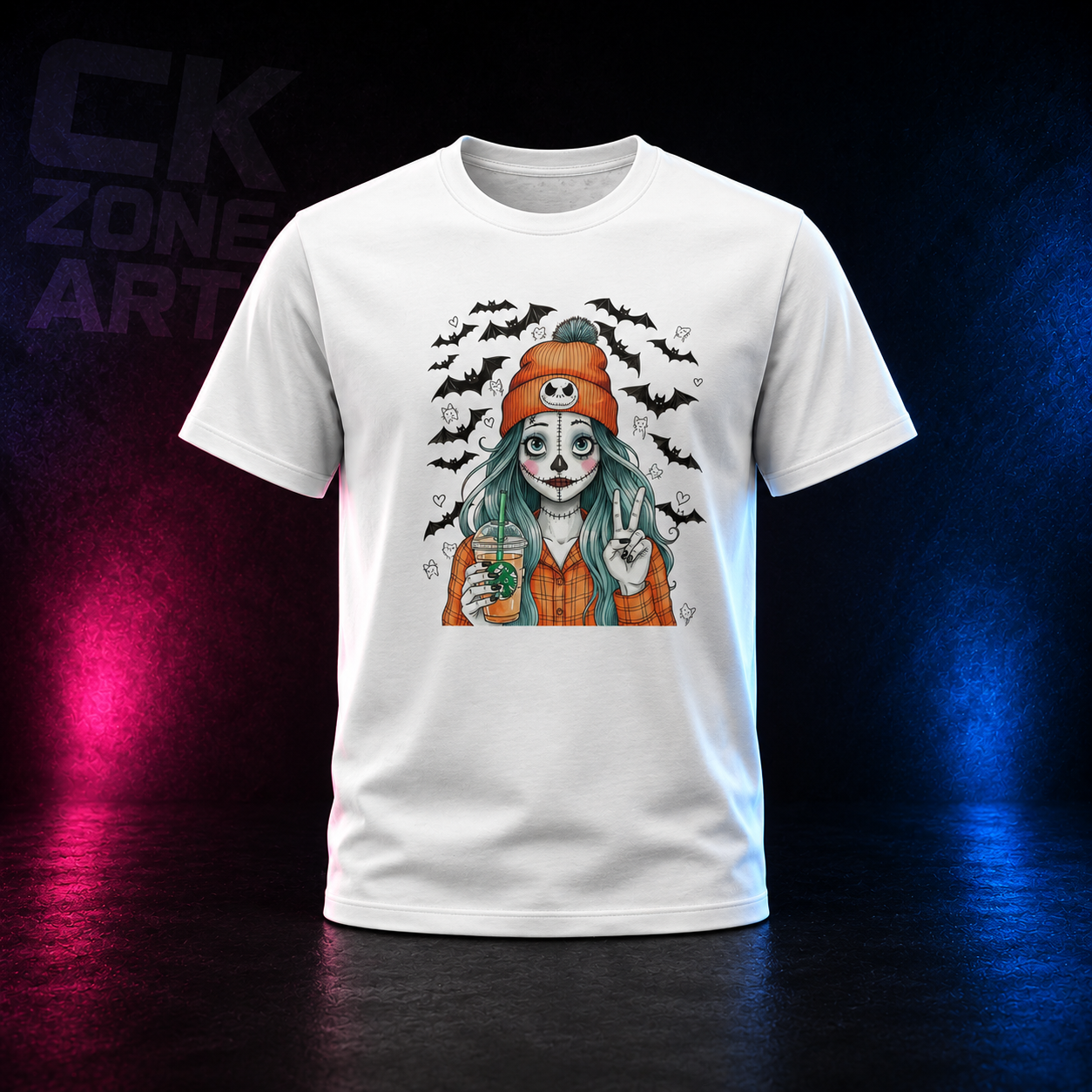 Halloween Girl — Spooky Streetwear Graphic Tee