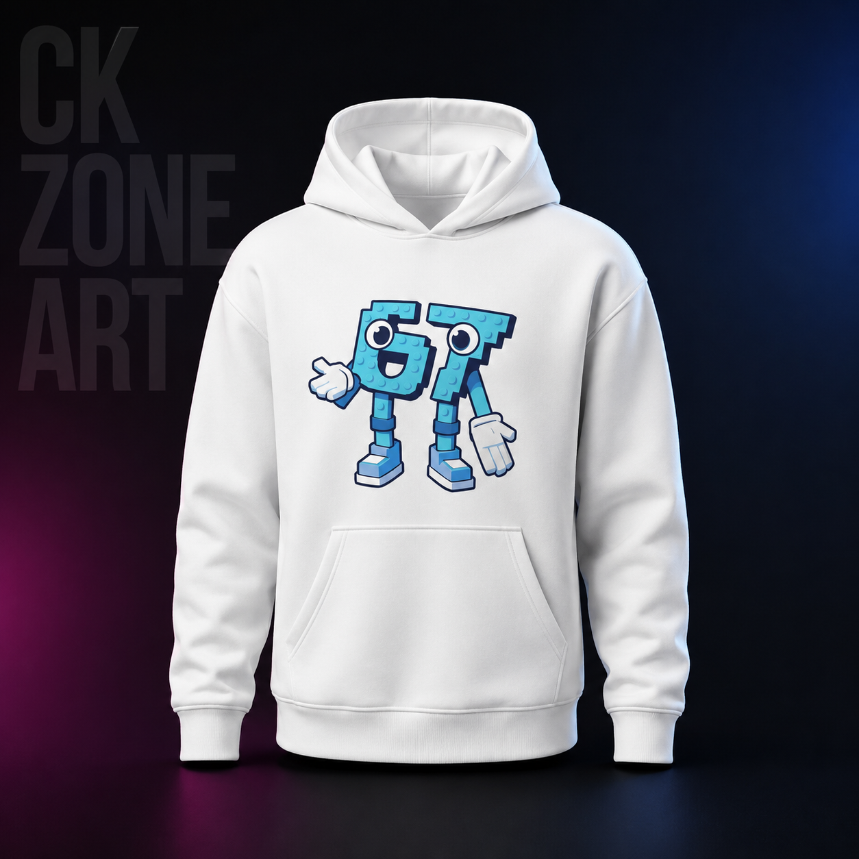 67 Character Hoodie