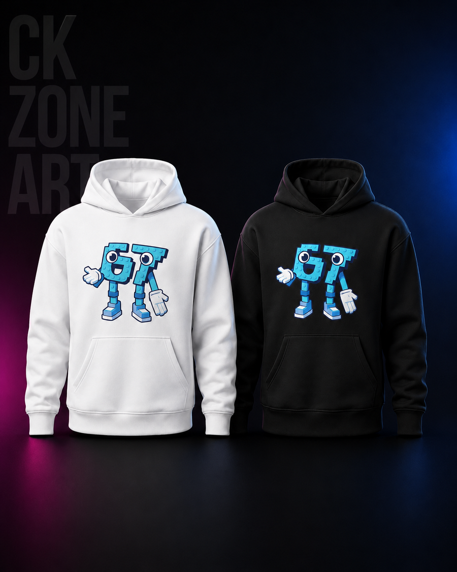67 Character Hoodie
