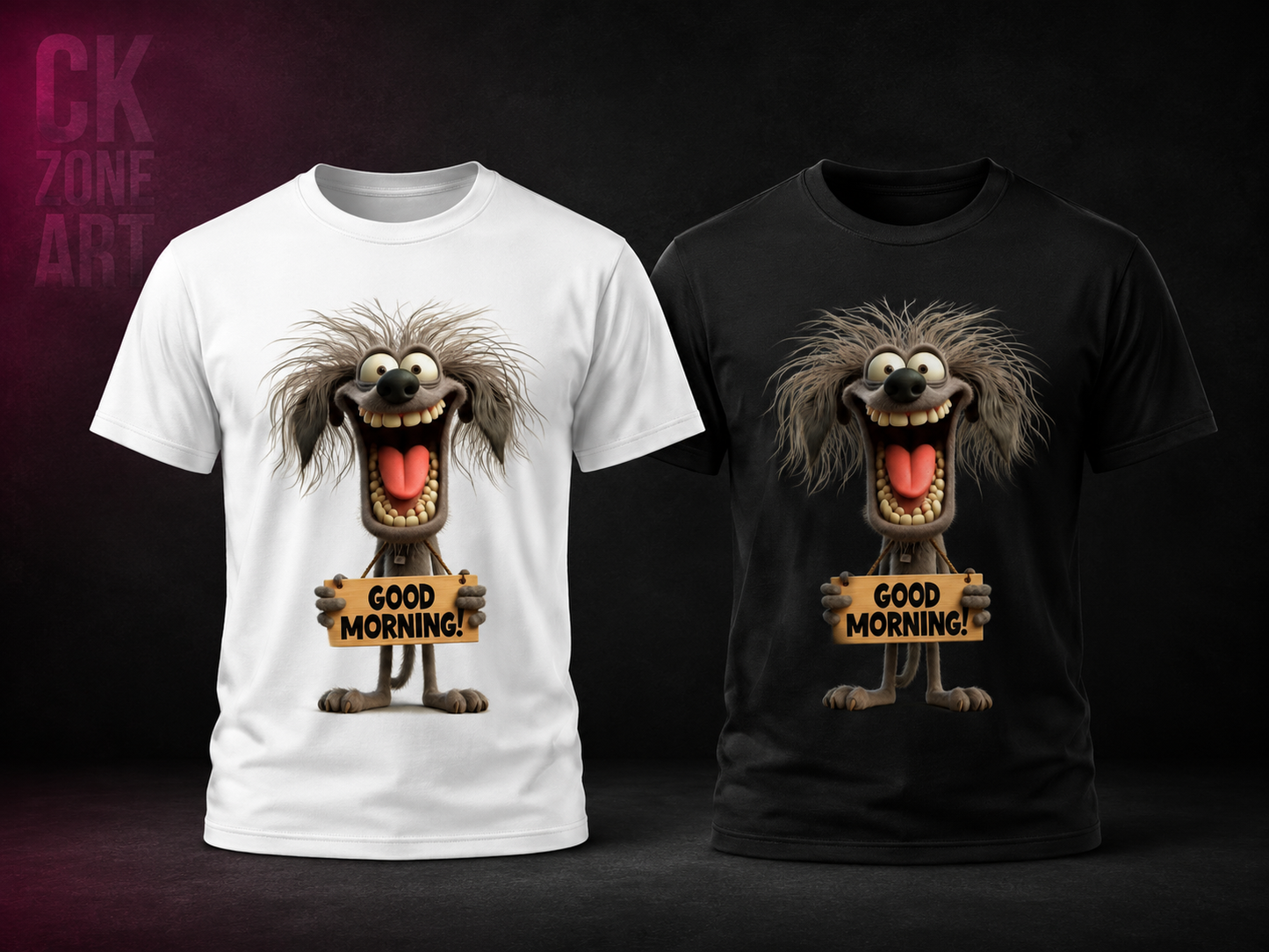 Goood Morning Crazy Mo** — Bold Streetwear Graphic Tee