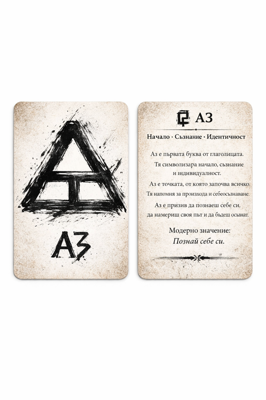 ГЛАГОЛИЦА — Лимитирана овърсайз тениска