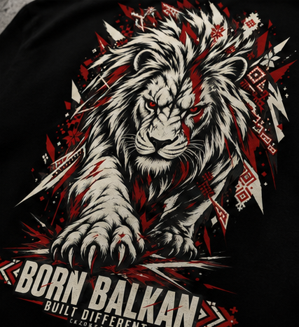 Born Balkan 003 — Built Different T-Shirt