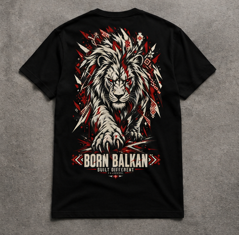 Born Balkan 003 — Built Different T-Shirt