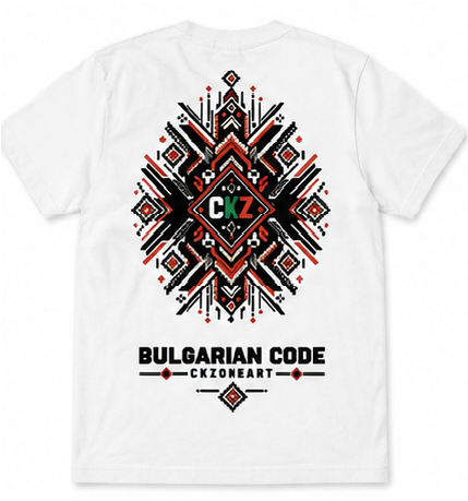 Bulgarian Code 001 — Oversized T-Shirt