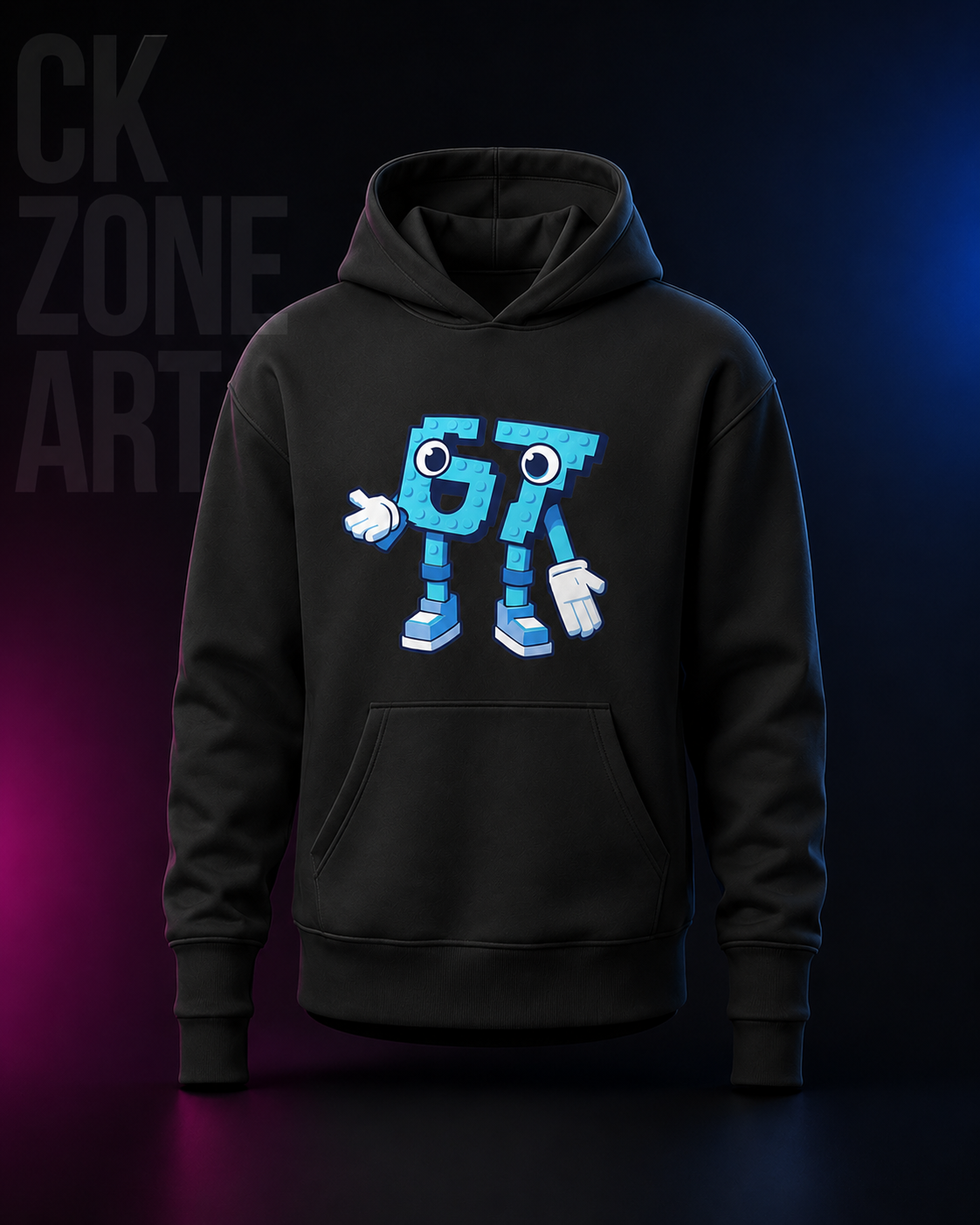 67 Character Hoodie