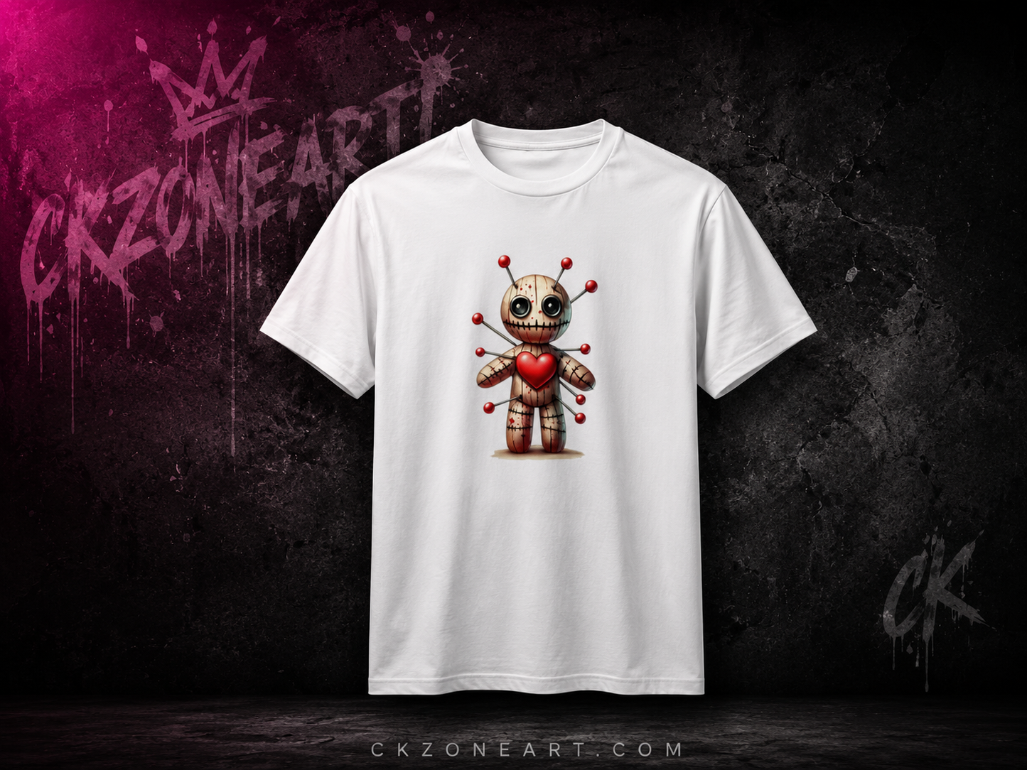 Stitched Hearts — Dark Love Graphic Tee