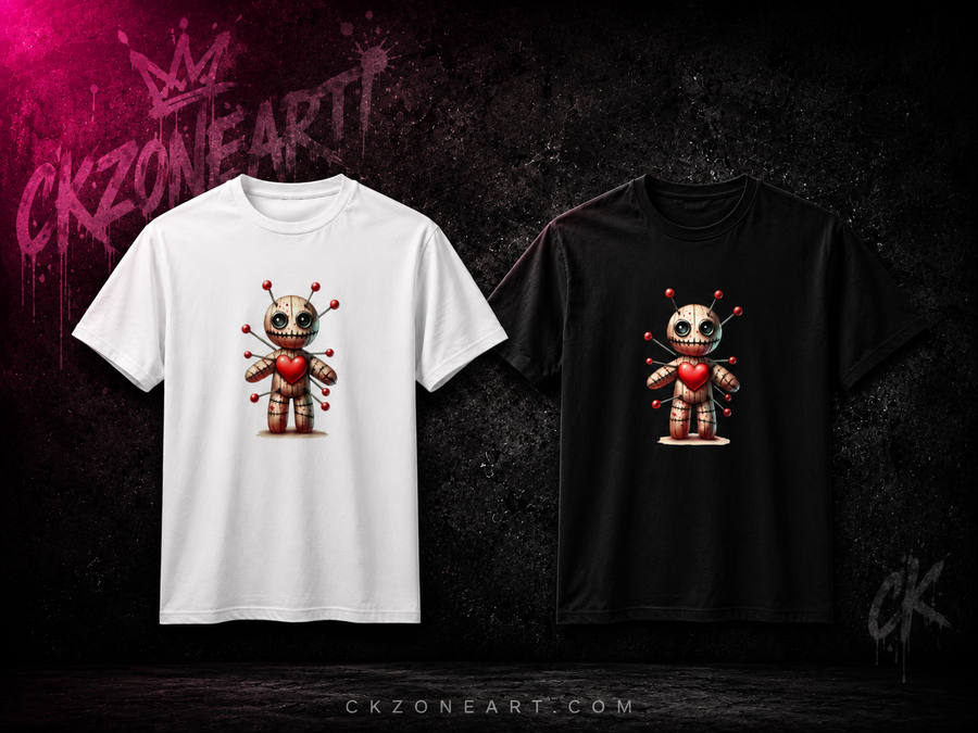 Stitched Hearts — Dark Love Graphic Tee